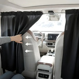 2pcs/set Sun Shade Privacy Curtain Taxi Car Isolation Curtain Partition Protection Curtain Commercial Vehicle car accessories