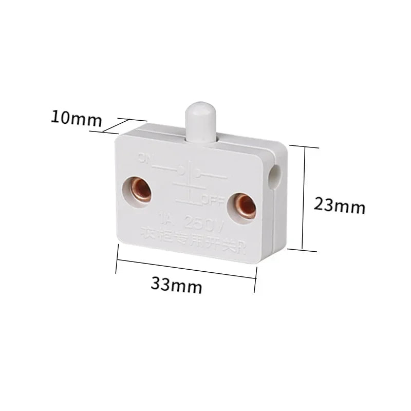1set  Household Automatic Reset Switch Closet Cabinet Light   Door Control  Wardrobe