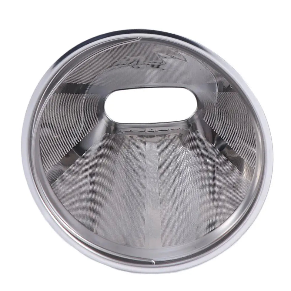 304 Stainless Steel Cafe Drip Coffee Machine Filter Fine Mesh Reusable Coffee Powder Basket with Foldable Handle Tea Strainer