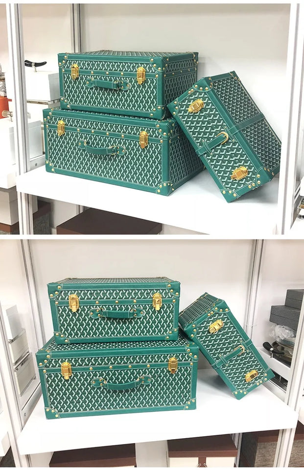 Clothes Storage Boxes Lids Large Capacity Bedroom Storage Boxes Makeup Stationery Organizers Box Toy Props Handicrafts Home