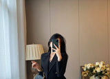 Long Sleeve Suits 2 Pieces Sets for Women Sexy Woman Outfit Office Clothing New Arrivals Vintage Festival Y2k Clothes Matching