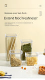 Sealed Jars For Kitchen Storage Box Grain Coffee Bean Sealed Tanks Large Capacity Moisture proof Transparent Seasoning Jar Set