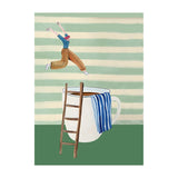 Coffee Diver Poster Coffee Canvas Painting Trendy Kitchen Gallery Print Wall Art Picture for Home Decoration Coffee Lover Gift