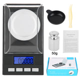 Mini Portable High Accuracy 0.001g  Jewelry Scale with LED Digital Display Jewelry Scale 0.001