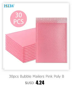 20pcs/lot Rose Gold/Silver/Purple/Blue Packaging Shipping Bubble Mailer Plastic Padded Envelopes Gift Bag Mailing Envelope Bag