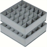 24-Compartment Organizer for Underwear Socks Bra Pants Scarf Tie Storage Box Wardrobe Drawer Organizers Foldable Case