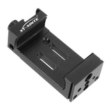 Aluminum Alloy Mobile Phone Holder Clip for Smartphone with Spirit Level Cold Shoe Mount 1/4 3/8 Hole Tripod Head Clamp Bracket