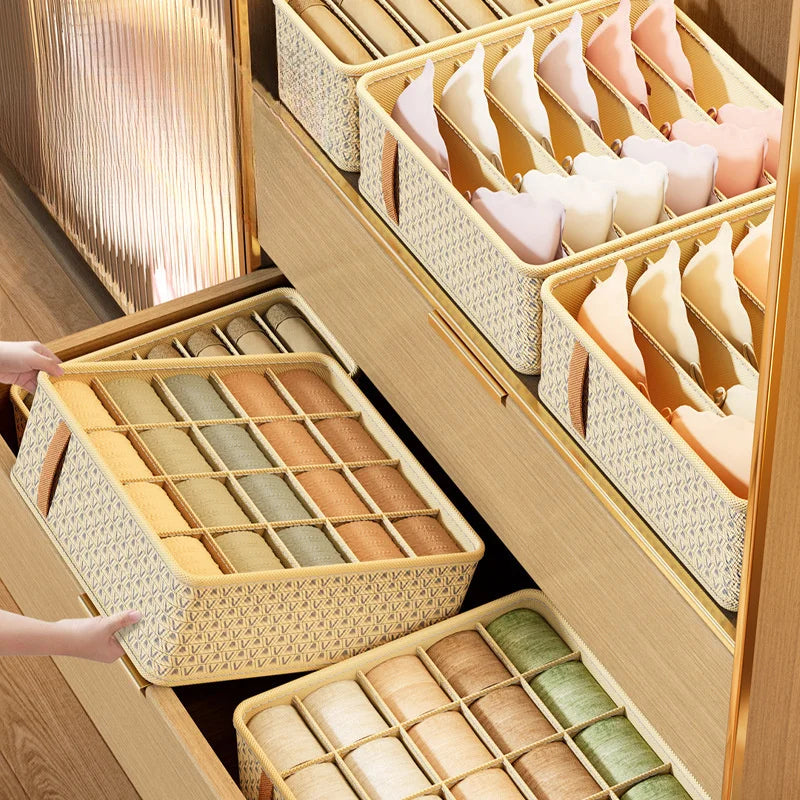 Closet Organizer Underwear Drawer Organizer Socks Bra Clothing Storage Box Wardrobe Organizer Clothes Cabinet Drawer Organizers