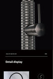 AITANA gun gray luxury brass kitchen faucet single handle cold and hot dual control modern design simple black sink faucet