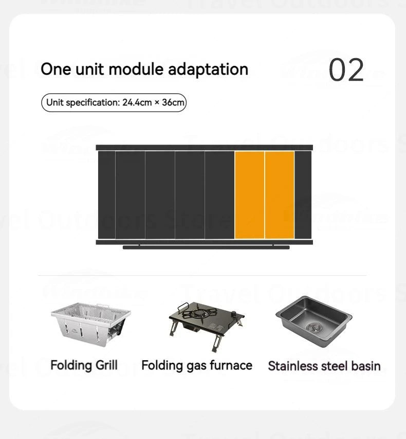 Naturehike Outdoor Folding Table Folding IGT Table Accessories Multifunctional Portable Picnic Only Accessories Stove Bracket