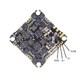 JHEMCU GHF435AIO V2 20A Flight Controller 2-4S with OSD Baro Blackbox Built-in ELRS 2.4G Receiver for RC FPV Freestyle Drone