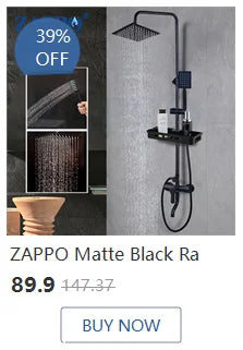 ZAPPO Bathtub Faucet Vintage Telephone Style with Dual Handles Deck mounted bathtub Faucet set Hot and Cold Water Mixer Tap