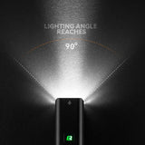 ROCKBROS Bike Light 1500LM 5000mAh Bicycle Light IPX6 Aluminum Type-C Rechargeable Smart Brightness Sense Adjust Cycling Lamp