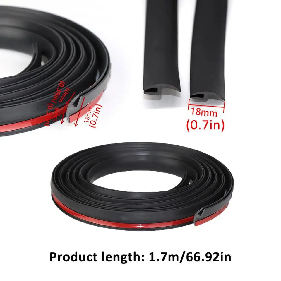 Car Seals Edge Sealing Strips Rubber Auto Roof Windshield Car Sealant Protector Strip Window Seals Noise Insulation Soundproof