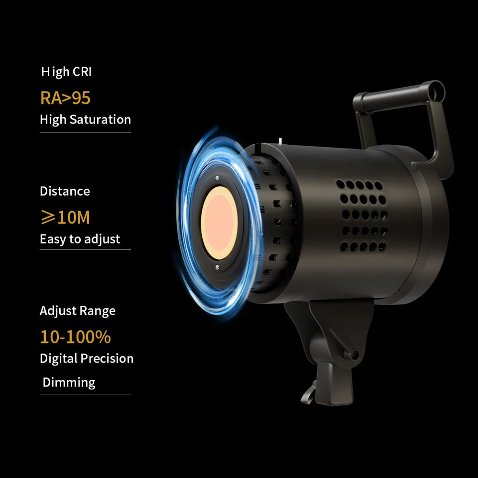 SH 115/135W LED COB Video Light Photography Lamp With Tripod Softbox Remote Control Video Light For Skit Video Photography