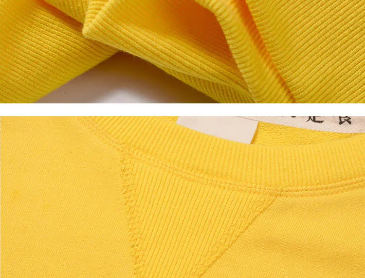 Retro Olive Green Heavy Terry Pullover Sweatshirt Trendy Brand Solid Color Long Sleeve Cotton Men's Loose Retro Trend