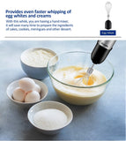 BioloMix 1200W 5-in-1 Immersion Hand Stick Blender Mixer Vegetable Meat Grinder 800ml Chopper Whisk 600ml Smoothie Cup
