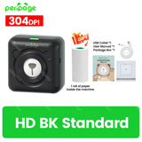 9 Colors Peripage A6 304DPI Mini Photo Printer Notes Sticker Label Printing Machine Bluetooth Portable Wireless Printer Marker
