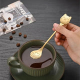 Creative Cat Claw Spoon Ice Cream Cake Dessert Teaspoon Scoops Tableware Kitchen Accessories Stainless Steel Coffee Mixing Spoon