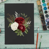 20 Sheets Black Card Paper Handmade DIY Craft Art Card Stock for Painting Origami Black A4 Paper Handmade Craft Papers