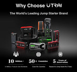 UTRAI Car Jump Starter 1000A Battery Charger 8000mAh Emergency Power Bank Booster with LED Lighting Starting Device for 12V Cars