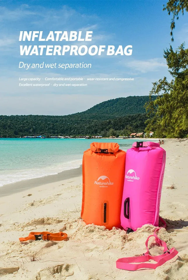 Naturehike  Inflatable Waterproof Bag Swimming Lifesaving Pressure Resistant Large Capacity Portable NH17S001-G