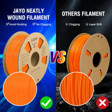 JAYO filaments petg 5Rolls Mixed colors 3D Printer Filament 1.75mm 100% No Bubble FDM 3D Printer Materials DIY Gift 1.1KG/1rolls