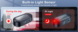 1pcs Car Fake Security Light Solar Powered Simulated Dummy Alarm Wireless Warning Anti-Theft Caution Lamp LED Flash Imitation
