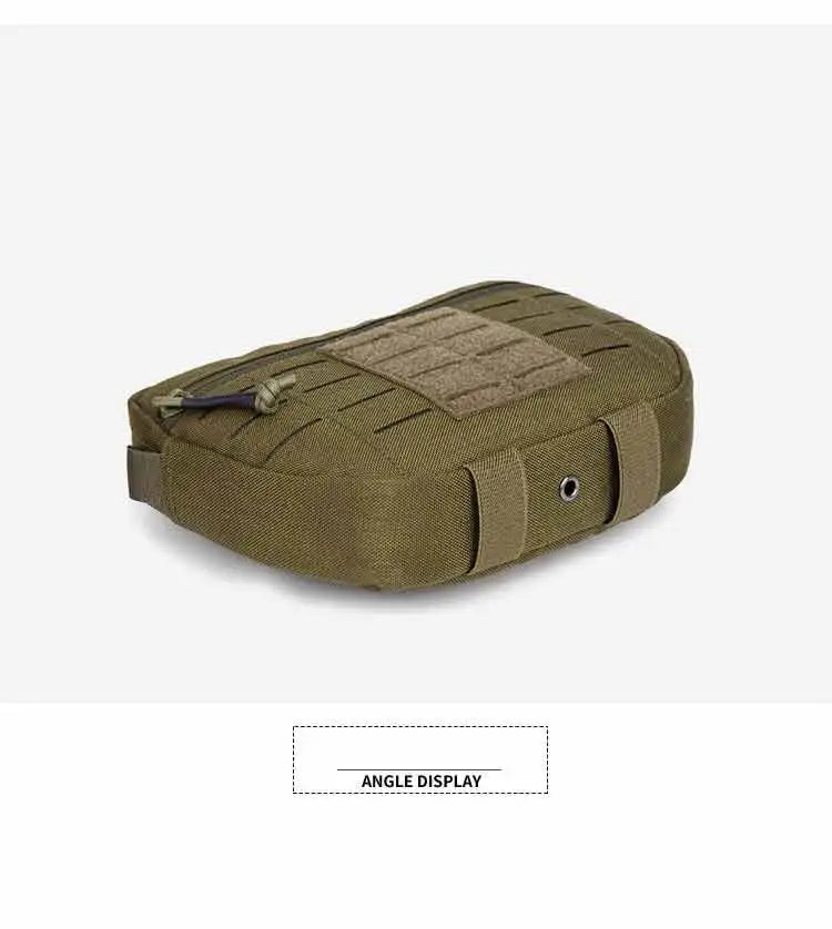 1050D Sports Hunting Dump Pouch Nylon Front Pouch of Plate Carrier Chest Rig with Molle Carrying Kit Pouch