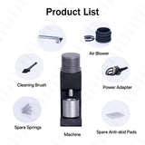 CAFOVO FR-005mini Electric Coffee Grinder 160RPM 304 Steel 38mm Conical Burrs Portable Outdoor Rechargeable Coffee Mill