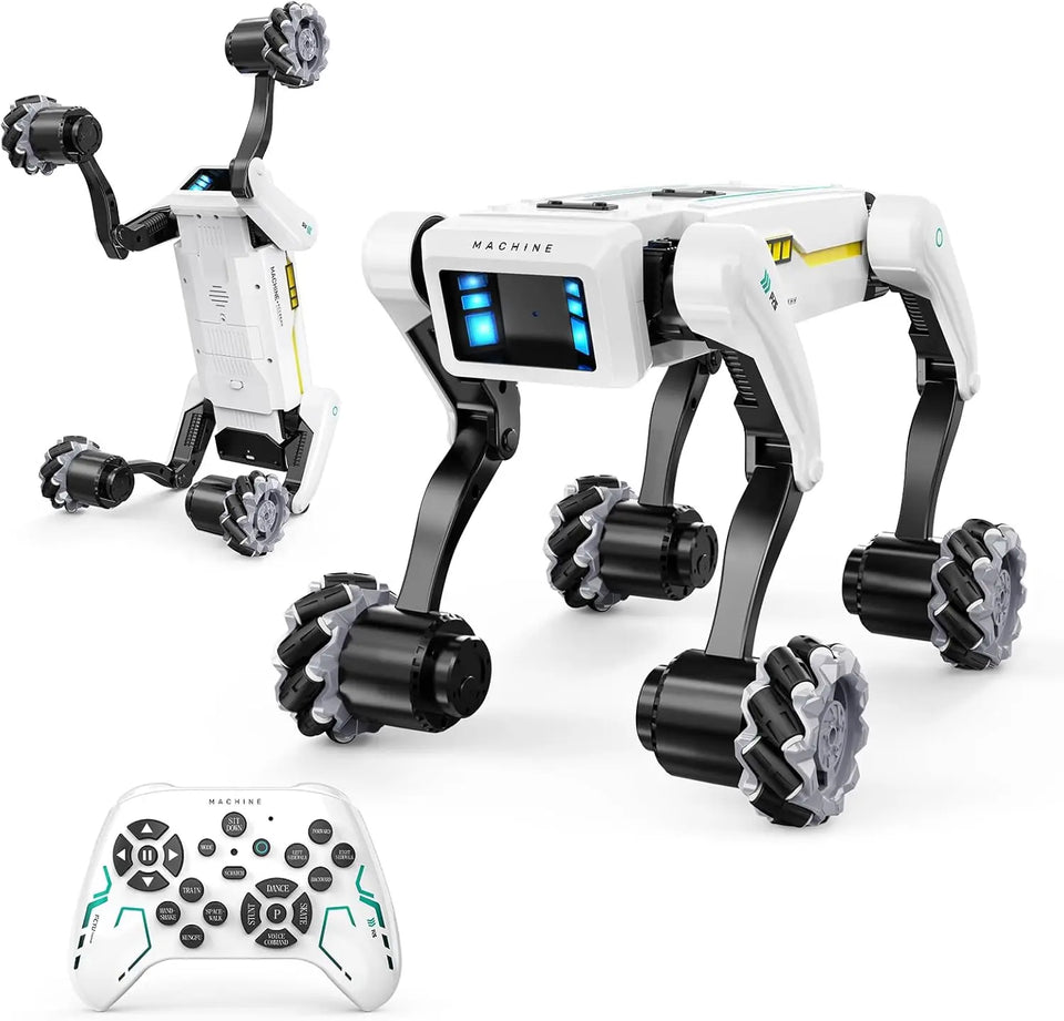 Electric RC Intelligent Robot Dog With Clip & Shoot Multifunction RC Mechanical Dog Voice Programmable Moves Bionic Smart Robot