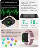 2026 New Smart Watches Women Full Touch Screen Bluetooth Call Waterproof Sport Fitness Tracker Lady Watches Smartwatch For Men