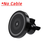 Magnetic Wireless Charger Car 360 Rotation Air Vent Phone Holder Stand Fast Charging Mount For iPhone 17 16 15 14 13 12 Pro Max