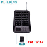RETEKESS TD157 Restaurant Pager System Pagers 984ft Long Range Beepers for Food Truck Bars  Food Court No Vibration Mode