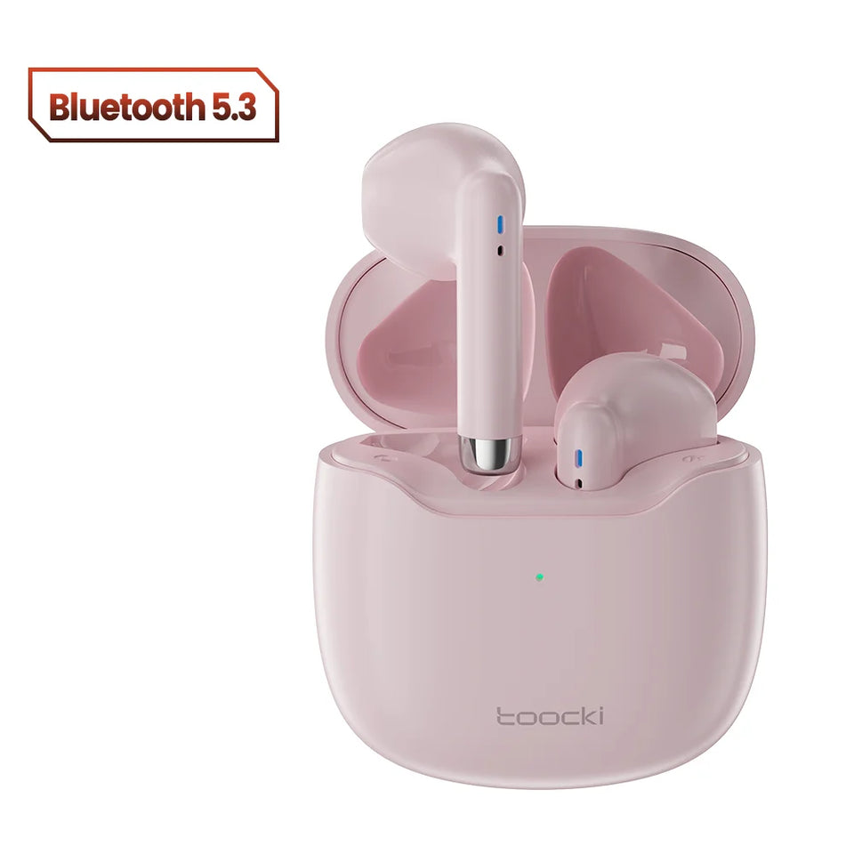 Toocki TWS Wireless Bluetooth Earphones 5.3 IPX4 Waterproof Headset 12M Transmission Distance Long Standby Earbuds Headphones