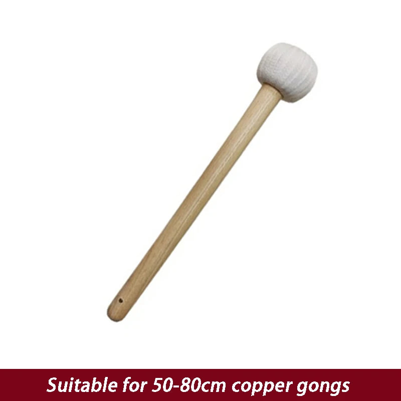 Professional Gong Hammer Handmade Gongs Hammer Percussion Musical Instrument Accessories Copper Gong Specific Wooden Mallet