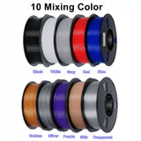 PLA Filament 1.75mm 5kg 10kg 3D Printer Filament Standard 1kg/roll Plastic Spool PLA Black Mix Color Print Material Free Shippin