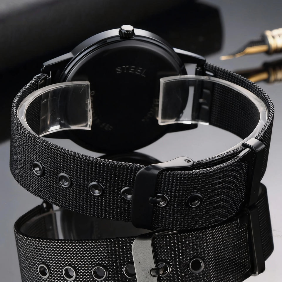 Fashion Women Watches Luxury Metal Analog Quartz Wristwatch Sliver Mesh Belt Simple Elegant Ladies Watch Relogio Feminino