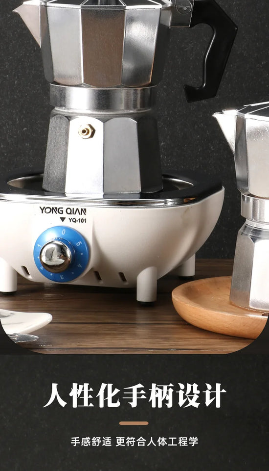 Coffee Maker Machine Aluminum Mocha Pot Mocha Coffee Pot Octagonal Aluminum Pot Span