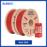 ELEGOO RAPID PLA+ Filament 1.75mm, 3D Printer Filament, Support 30-600mm/s Printing Speed, Compatible with Most FDM 3D Printers