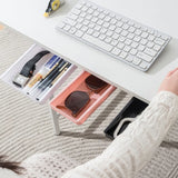  Invisible Under The Desk Storage Box Pull Out Storage Table Shelf Hanging Under Desk Drawer Large Capacity Undertable Drawer