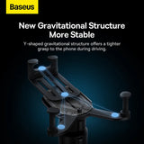 Baseus Car Phone Holder for iPhone Xiaomi Samsung Car Phone Stand Car Mount with Hook Clip Auto Locking Easy Install