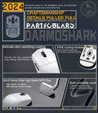 New Darmoshark M5 Pro Wireless Mouse PAW3950 8K Bluetooth Tri-Mode Connection Gaming Macro Mouse 30000DPI N52840 38g Lightweight