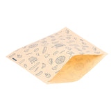 50Pcs Kraft Paper Bags Greaseproof Food Wrapping Disposable Baking Paper Plate Mat - Kitchen Packaging Accessories