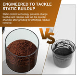 Coffee Grinder Automatic Electric Conical Grinder with Powder Blower 25 Precise Grindings for Espresso French Press 2-12 Cups