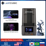 ANYCUBIC Photon Mono 4 Ultra 7 Inch 10K LCD 3D Printers High Speed UV Resin 3D Printer Printing Size  236mm*231mm*430mm 2.2L
