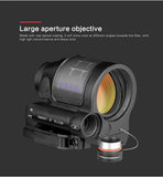 Hunting Reflex Sight Solar Power System Hunting 1X38 Red Dot Sight Scope with QD Mount Optics Rifle Scope