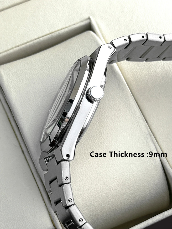 PABLO RAEZ Luxury Quartz Man Wristwatch Men Watches Waterproof Luminous Date Week Stainless Steel Men's Watch Male Reloj+box