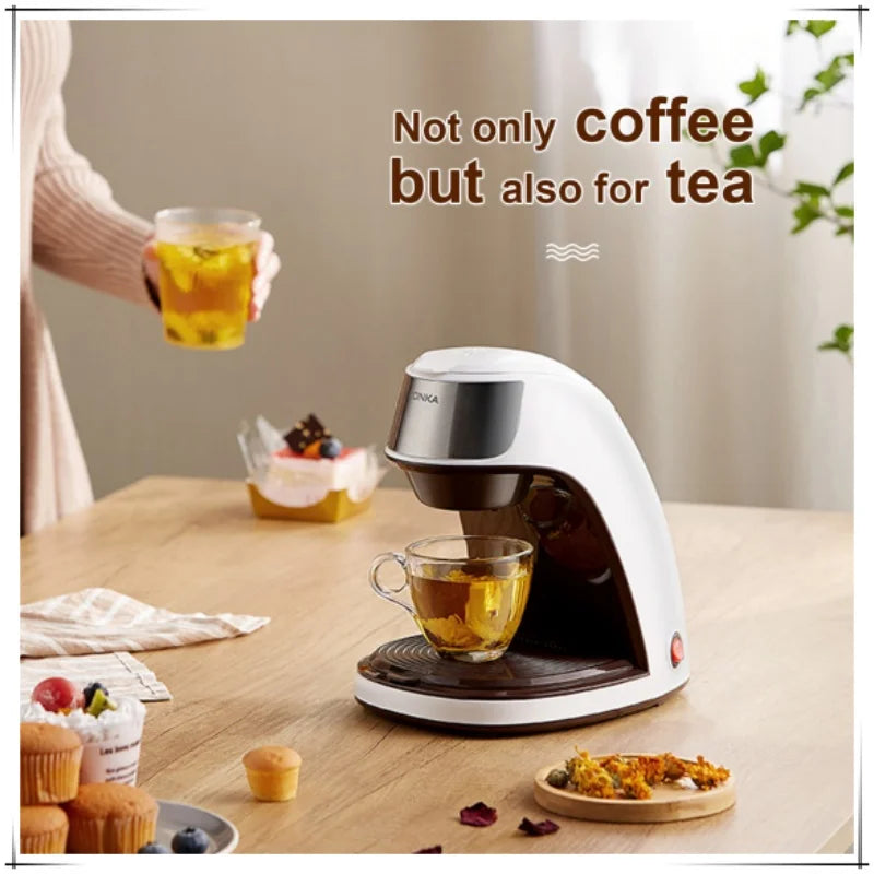Household small office tea brewing machine Portable Coffee Maker Automatic drip coffee machine