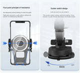 Heavy Duty Phone Mount for Car Windshield Dashboard Long Arm Suction Cup Phone Stand Holder 4.7-6.8inch Smartphone GPS Mount
